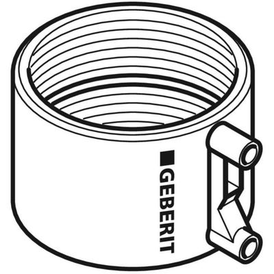 Geberit Elektro-Schweissmuffe PE-HD 56 mm, 60 x 60 mm, Farbe schwarz Bild 3