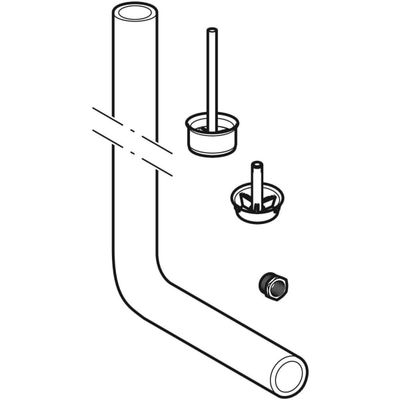 Geberit Spülrohrset zum Auswechseln von Druckspülern, Farbe bahamabeige Bild 3