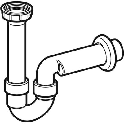 Geberit Fertigablauf für Ausgussbecken weiss Abgang 50 mm, Farbe weiß Bild 6