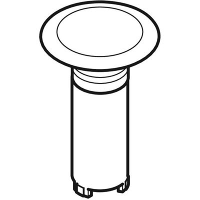 Geberit Ablaufdeckel d52, mit Standrohr zu Duschwannenablauf, Farbe chrom Bild 4