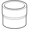 Geberit PE-HD Übergangsstutzen auf Guss d200 / 212 mm, 160 mm, Farbe schwarz Bild 4