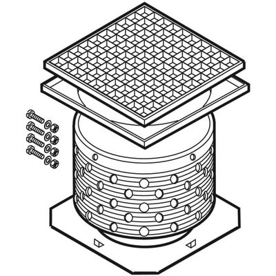 Geberit Zusatzset befahrbar, Farbe schwarz Bild 4