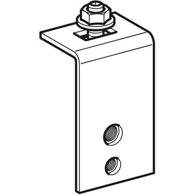 Geberit Rohrhalter M8 / M10 mit Drehrastbolzen z.Bef.v.Rohrschellen Bild 4