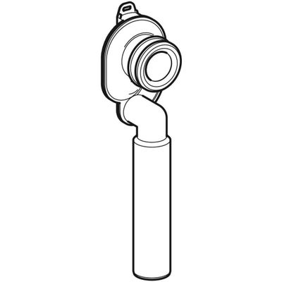 Geberit Urinal-Absaugesifon weiss Abgang senkrecht für Spülmengen von 1-4l, Farbe weiß Bild 5
