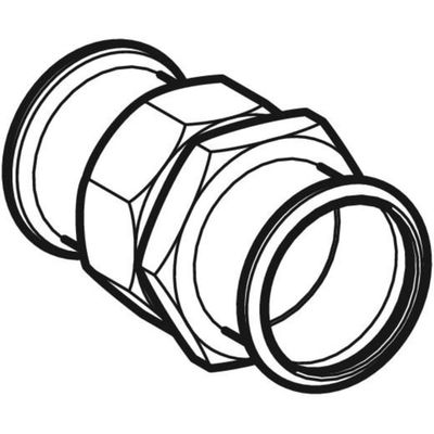 Geberit Mapress C-Stahl Verschraubung d12, 58 mm, Farbe grau Bild 4