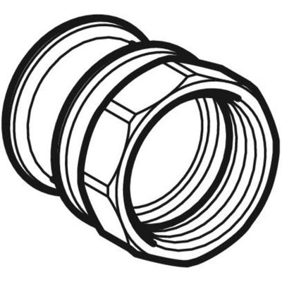 Geberit Mapress C-Stahl Übergang, mit IG d12-Rp3 / 8, Farbe grau Bild 4
