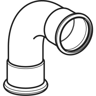 Geberit Mapress Kupfer Pressfitting-Bogen für Gas 42 mm 90 Grad, Farbe kupfer Bild 4