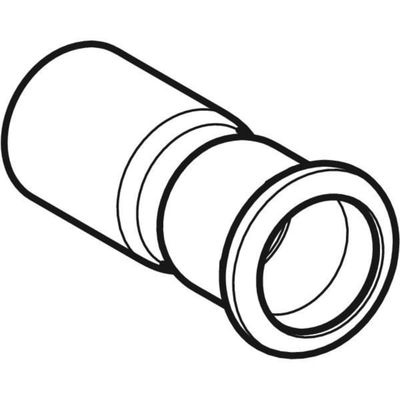 Geberit Mapress Edelstahl Reduktion, mit Einschubende (Gas) d42-22, 82 mm, Farbe silberfarben Bild 4