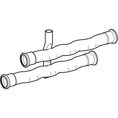 Geberit Mapress Kupfer Anschluss-T-Stück-Set, für Rücklauf d15-15, Farbe kupfer Bild 5