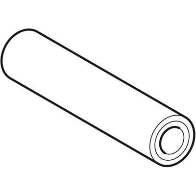 Geberit Heizungsrohr 54 mm, mit weissem Kst.-Mantel Stange a 6m Bild 4