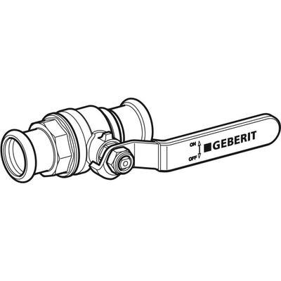 Geberit Mapress Kugelhahn, mit Betaetigungshebel Ms d54 Bild 4