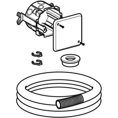 Geberit Rohbauset, zu Hygienespülung Bild 3