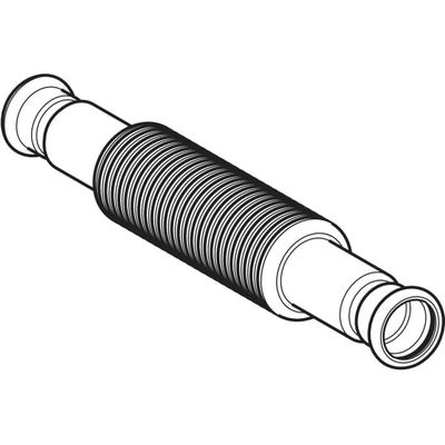 Geberit Mapress C-Stahl Axialkompensator, mit Pressmuffen d22, 106 mm Bild 4