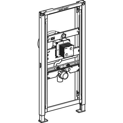 Geberit Urinal-Element 112-130 cm, für verdeckte Urinalsteuerung, 1120 mm Bild 8