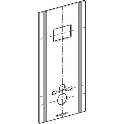 Geberit WC-Paneel für WC-Elemente vorgefertigt, 1300 x 18 mm Bild 4