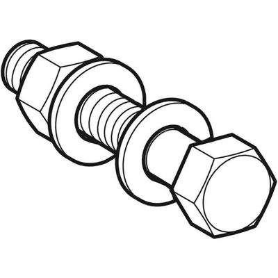 Geberit Schraubenset, für Flanschverbindung aus CrNi-Stahl12 x 50, 50 mm Bild 3
