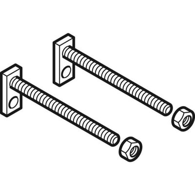 Geberit Gewindestangen 2,5 cm gekröpft M12 (2 Stück) Bild 2
