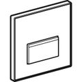Geberit Typ 50 Betätigungsplatte, für Urinalsteuerung Square, tiefschwarz, 130 x 130 mm, Farbe Schwarz Matt Bild 4