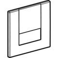 Geberit Abdeckplatte Tango Zinkdruckguss, 130 x 130 x 80 mm, Farbe silberfarben Bild 4