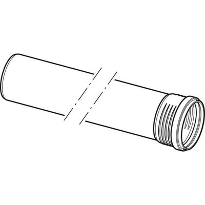 Geberit Rohr, mit 1 Muffe, 250 mm, Farbe schwarz Bild 5