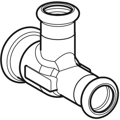 Geberit Mapress T-Stück reduziert Ms d18-15-15 Bild 4