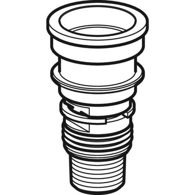 Geberit Übergang R1 / 2 Ms, für Rohbausets für Urinalsteuerung mit elektr.Spülung Bild 2