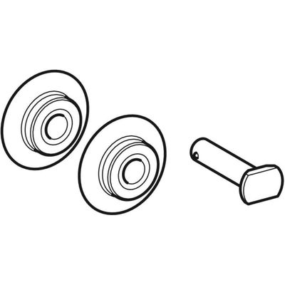 Geberit Schneidradset zu Rohrabschneider R 12 - 54 mm (2 Schneidraeder = 1 Set) Bild 2