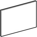 Geberit Sigma80 Frontplatte, für 2-Mengen-Spülung Glas schwarz, Farbe Schwarz Matt Bild 2