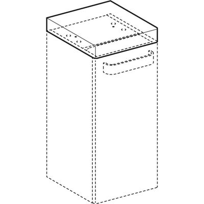 Geberit Renova Comfort Abdeckplatte 27,3 x 5 x 30,2 cm, grafit, Farbe graphit Bild 5