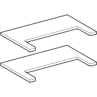 Geberit Renova Comfort Set Einlegeböden 62 x 2 x 40 cm, Farbe weiß Bild 5