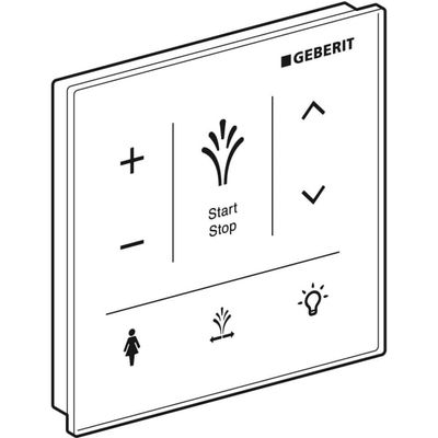 Geberit Wandbedienpanel für AquaClean Sela, Farbe weiß Bild 4