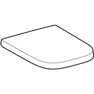 Geberit WC-Sitz mit AS-Autom, Quick Release, teilge.WC, WrapOver, Befestigung von oben, Farbe weiß Bild 6