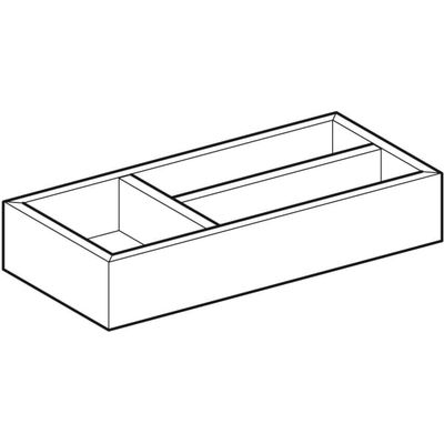 Geberit Schubladeneinsatz, T-Unterteilung, für obere Schubl, 32,3 x 5,9 x 15 cm, Farbe schwarz Bild 5