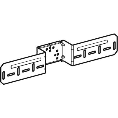 Geberit Montageplatte abgesetzt, einfach, für Anschlussdosen 90 Gr. Bild 5