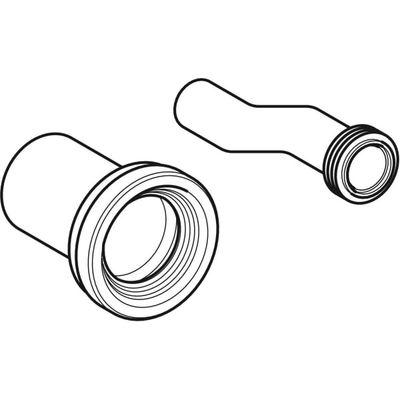 Geberit Anschlussset d90 / 45, für AquaClean Sela Bild 2