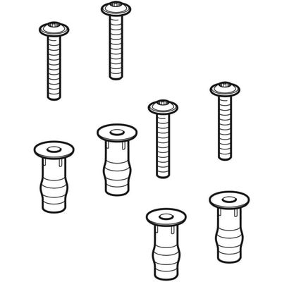 Geberit Befestigungsmaterial für Funktionseinheit, für AquaClean Sela / Alba Bild 2