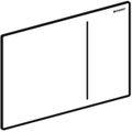 Geberit Sigma70 Betätigungsplatte für WC 2-Mengen-Spülung, Glas schwarz, 158 x 240 x 11 mm, Farbe Schwarz Matt Bild 4