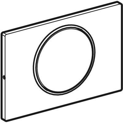 Geberit Sigma10 Betätigungsplatte, verschraubbar Edelstahl gebürstet / poliert/gebürstet, 15 x 246 x 164 x 150 mm, Farbe silber Bild 5