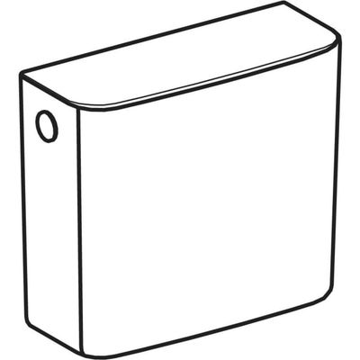Geberit Aufputz-Spülkasten, 305 x 350 x 139 mm, Farbe weiß Bild 3