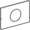 Geberit Sigma10 Betätigungsplatte, verschraubte WC-Steuerung elektronische Spülauslösung, gebürstet, Edelstahl / poliert, 164 x 246 x 15 mm Bild 2