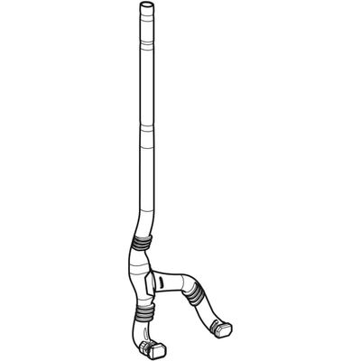 Geberit Leerrohr mit Abzweig, AquaClean Duofix / GIS Sigma12 und Kappa 15 Bild 2
