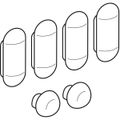 Geberit Set Puffer, für WC-Sitz Bild 2
