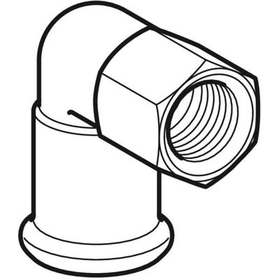 Geberit Mapress C-Stahl Übergangswinkel 90Gr, mit IG d28-Rp1 / 2, Farbe grau Bild 4