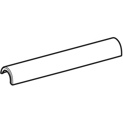 Geberit Designabdeckung, für Wand-WC, Farbe silberfarben Bild 2