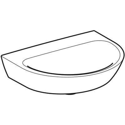 Geberit Handwaschbecken, 500 x 400 mm, ohne HL, ohne ÜL, weiss, 175 x 500 x 400 mm, Farbe weiß Bild 5