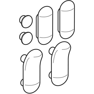 Geberit Puffer Set, für WC-Deckel 1 Satz Bild 2