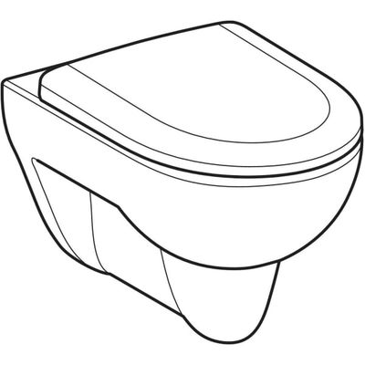 Geberit Wand-Tiefspül-WC-Set, Sitz ohne AS, 400 x 365 x 540 mm, Farbe weiß Bild 10