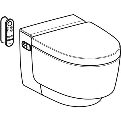 Geberit AquaClean Mera Comfort WC-Komplettanlage UP WWC glanzverchromt Bild 5