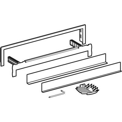Geberit Fertigbauset, für CleanWall Wandablauf befliesbar mehrteilig Bild 4