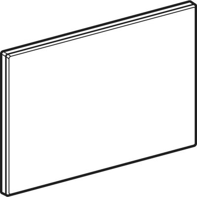 Geberit Omega Abdeckplatte weiss, Farbe grau Bild 5